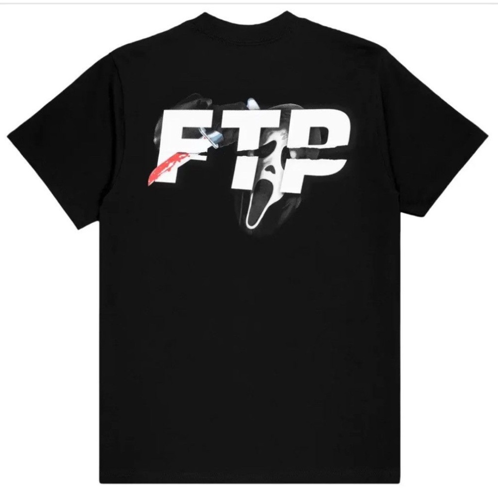FTP Black Ghost Face T-Shirt (Limited Drop) XL